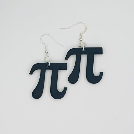 National Pi Day Acrylic Dangle Theme Earrings