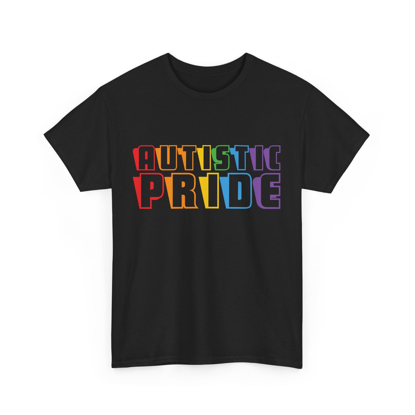 Autistic Pride, Autism Awareness Tee, Unisex Short Sleeve Crew Neck T-Shirt