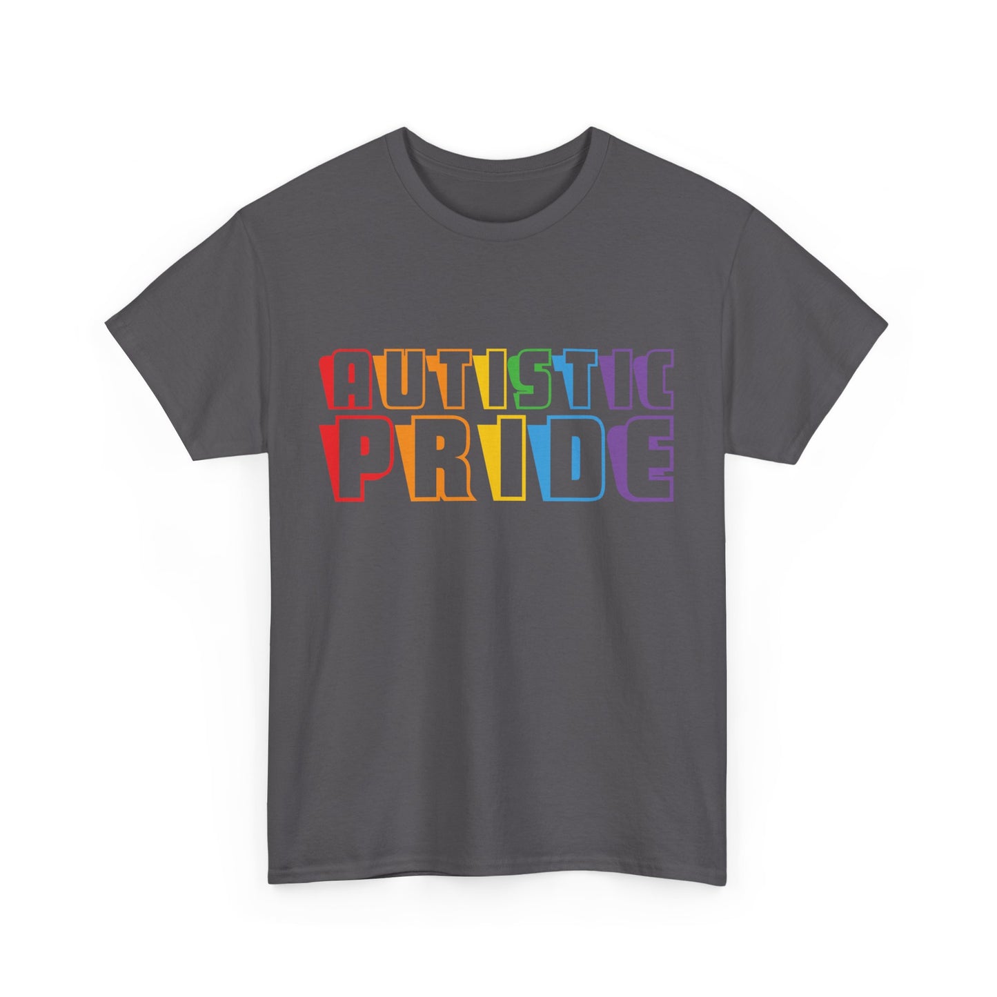 Autistic Pride, Autism Awareness Tee, Unisex Short Sleeve Crew Neck T-Shirt