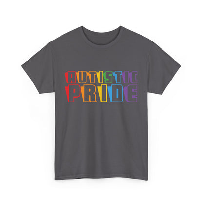 Autistic Pride, Autism Awareness Tee, Unisex Short Sleeve Crew Neck T-Shirt