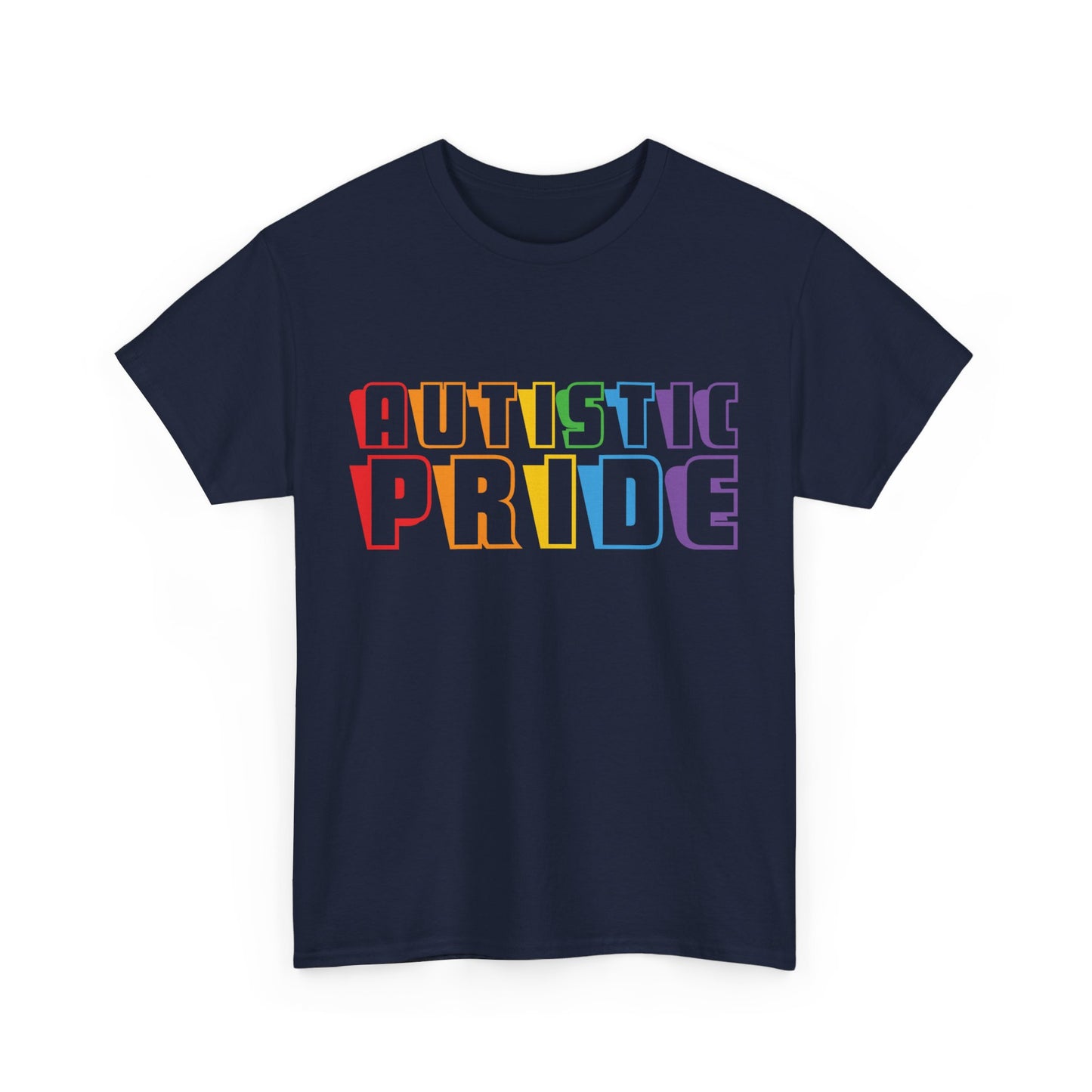 Autistic Pride, Autism Awareness Tee, Unisex Short Sleeve Crew Neck T-Shirt