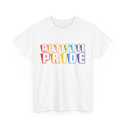 Autistic Pride, Autism Awareness Tee, Unisex Short Sleeve Crew Neck T-Shirt