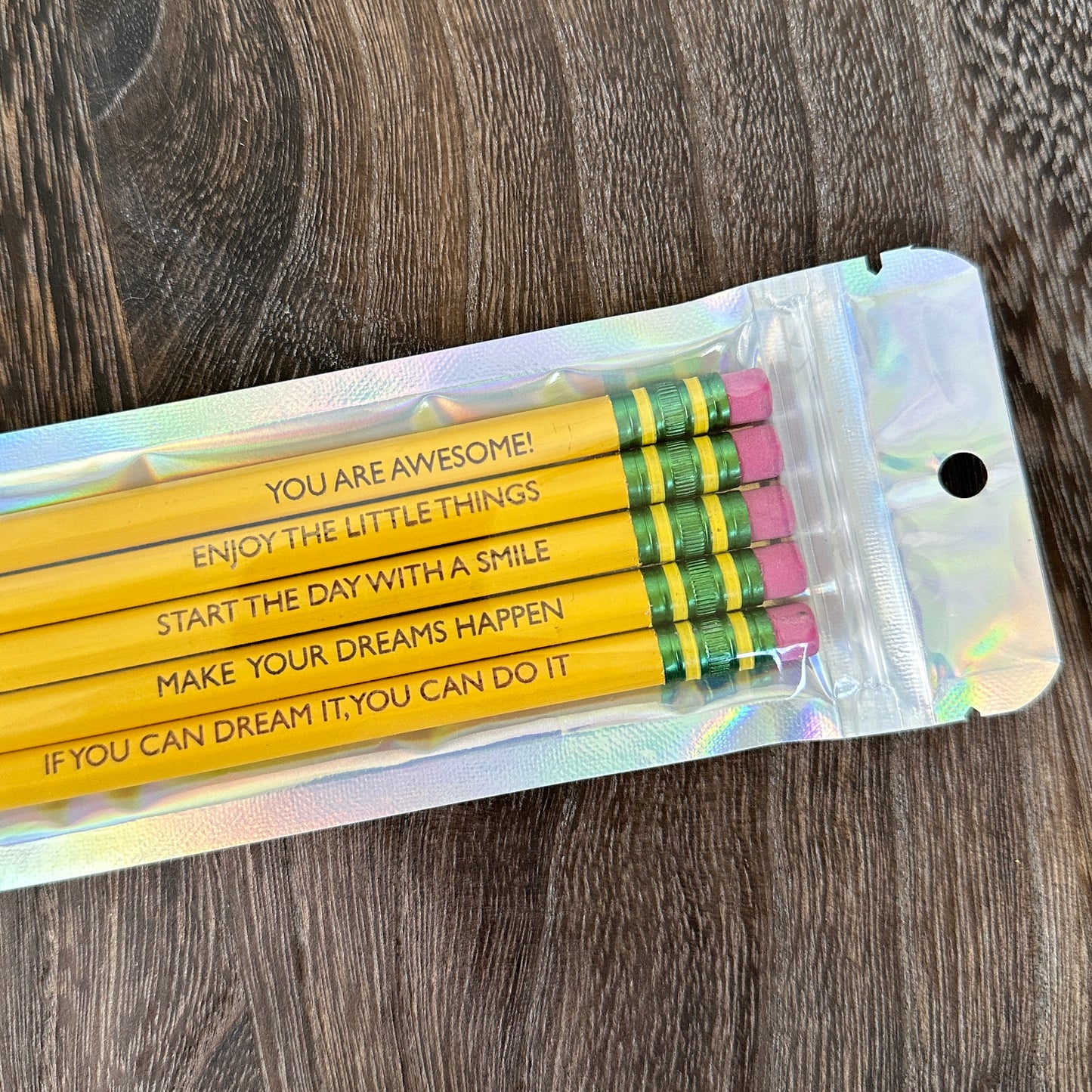 5-pack Personalized Classic Ticonderoga #2 Pencils