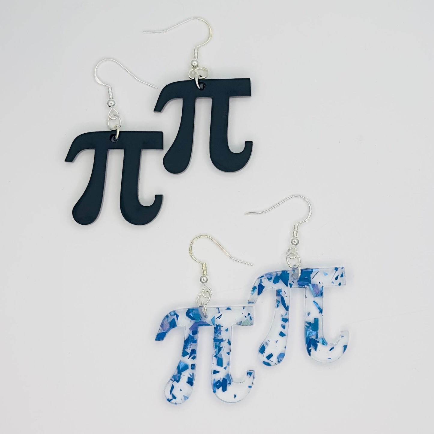 National Pi Day Acrylic Dangle Theme Earrings